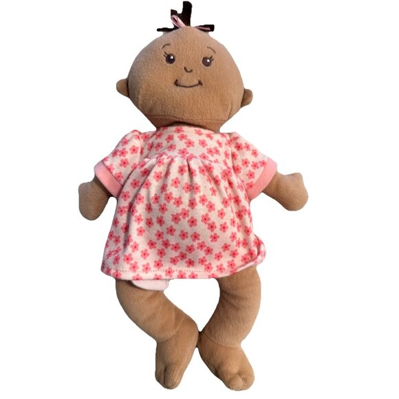 Wee Baby Stella Plush Doll Manhattan Toy Clothes Brown Hair Latina 2014 Magnetic - Picture 1 of 14